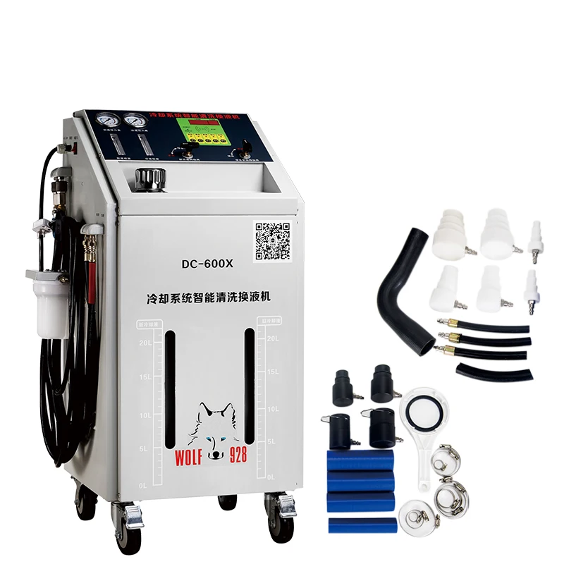 

Cooling System Cleaning Machine /Radiator Coolant Exchange with Filter and Heating Function/ radiator cleaning machine