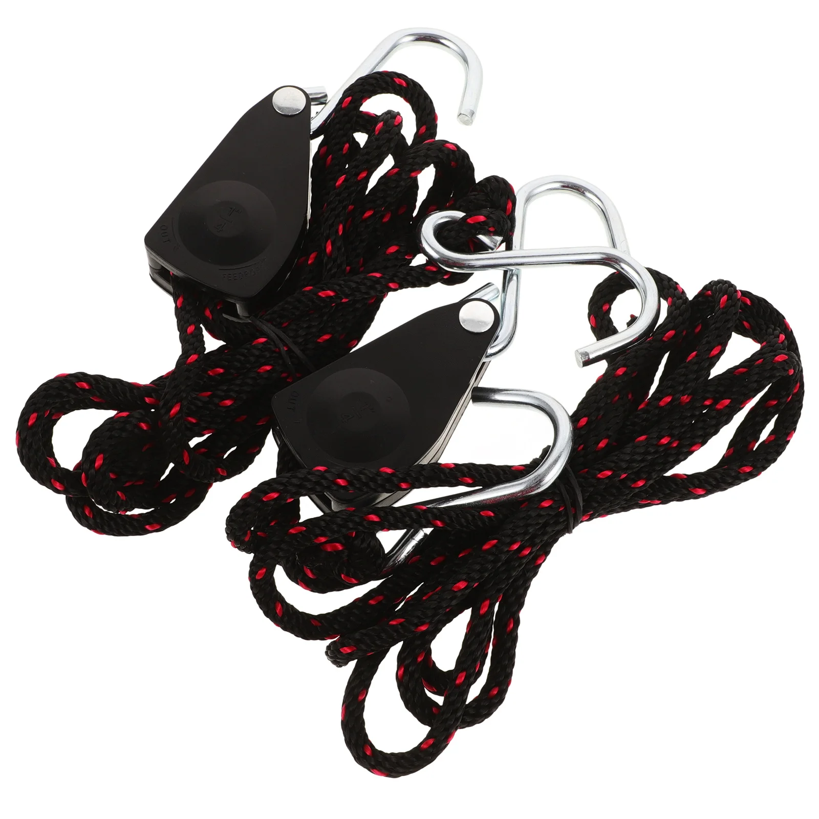 2Pcs Adjustable Rope Hook Tent Light Hanger Load Bearing Various Scenes Ample Illumination Adjustable Rope Hanger