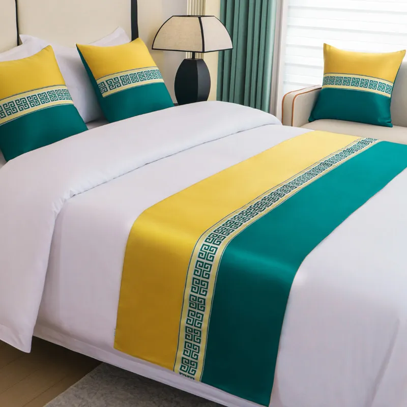 Bed End Towel Bed Runner Nordic High-end Luxury Hotel Guesthouse Bed Border Flag Bedding Bed Flag Matching Towel