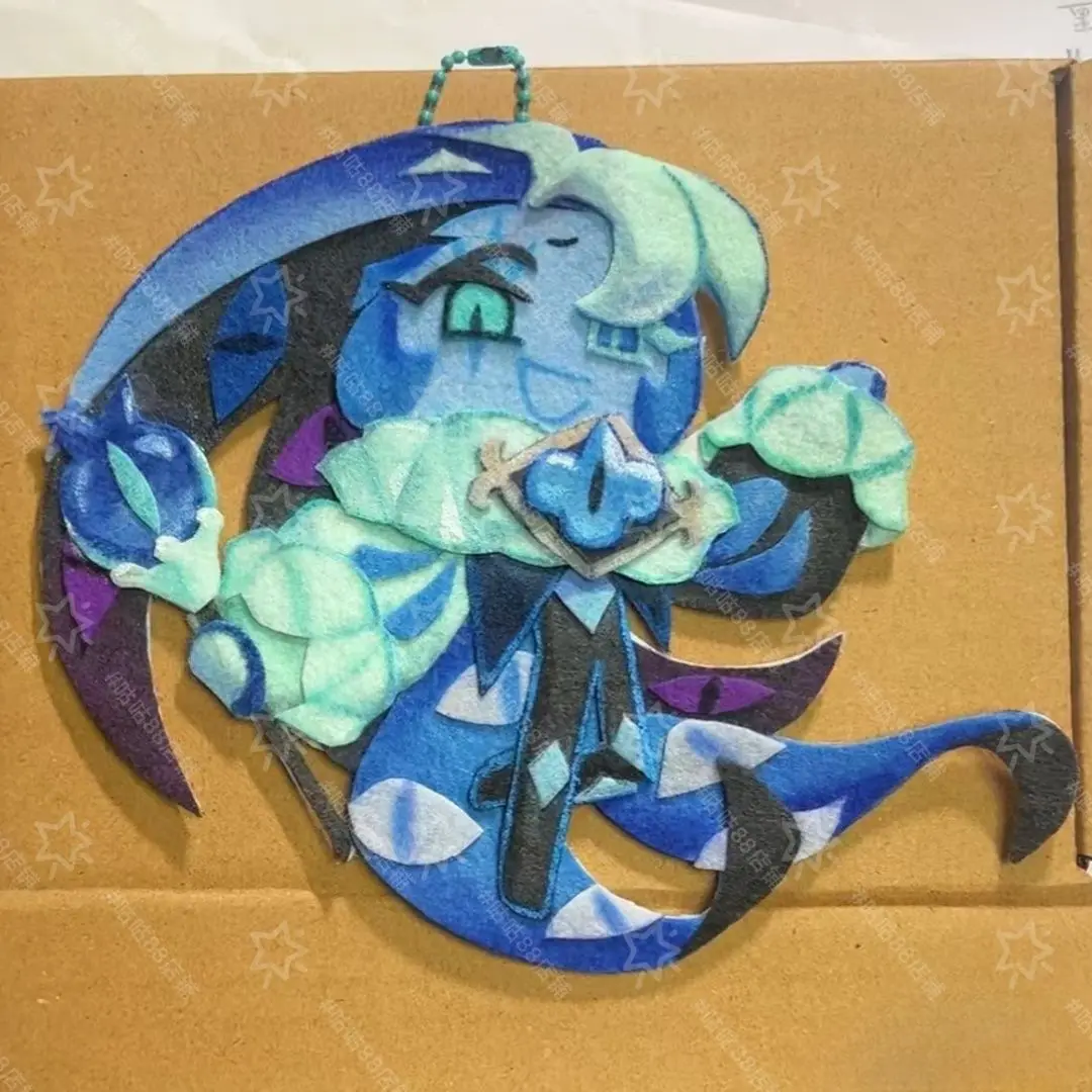 

Игра Cookie Run: Kingdom, аниме, детская тканевая подвеска без плетения, периферийная сумка, подвеска, мультяшные украшения, рождественский подарок