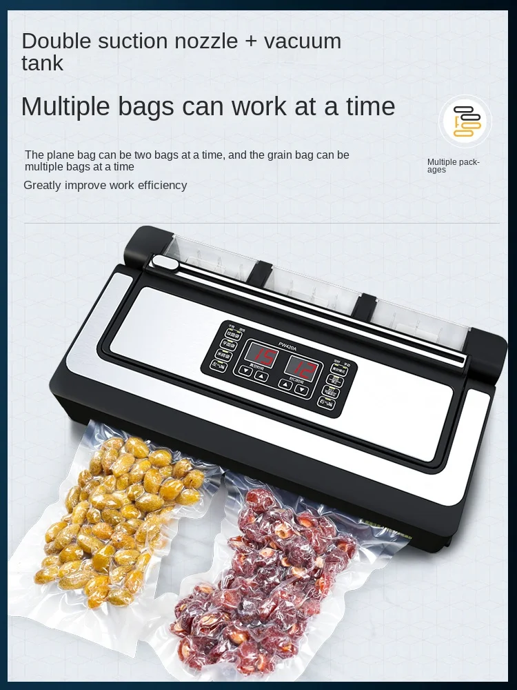 Vacuum machine without picking bags