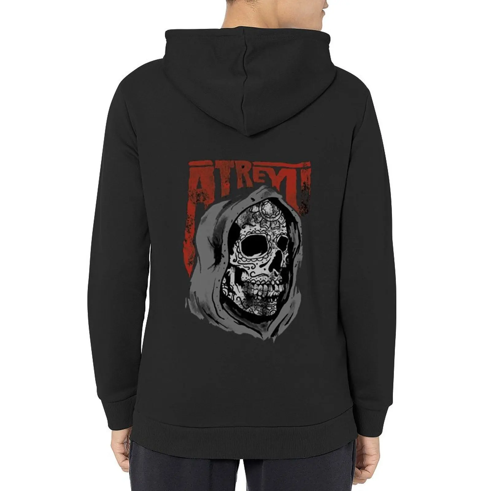 

Atreyu Skull Hoodie men's clothing japanese style men clothing winter clothes autumn hoodie