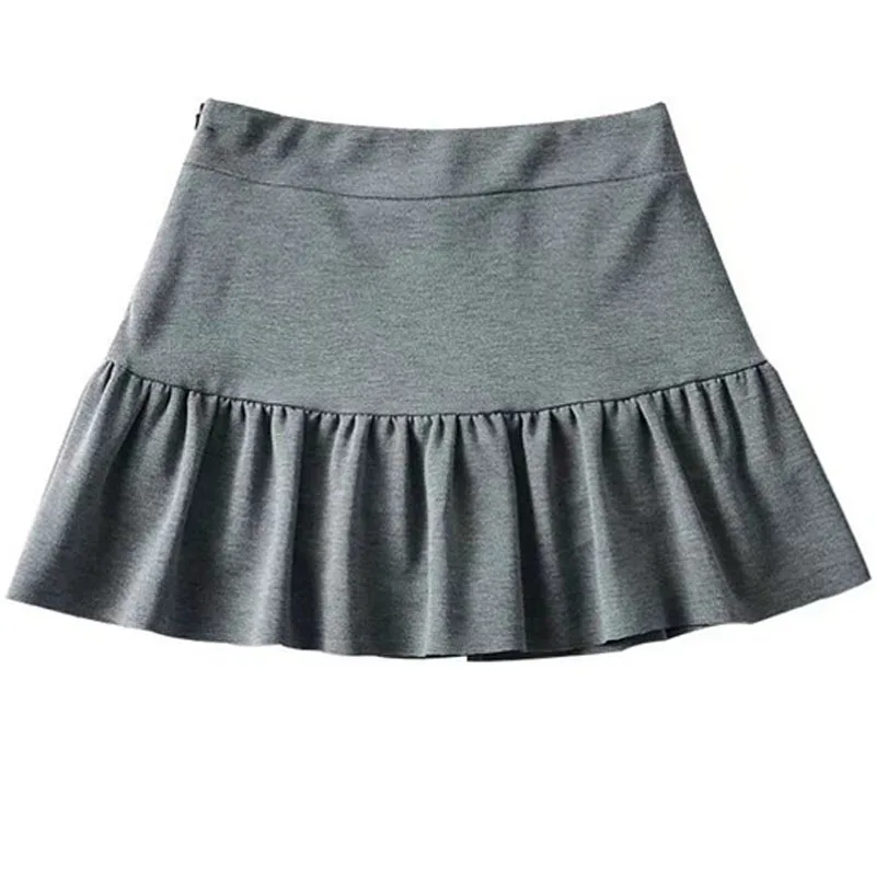 Gonna sportiva a vita alta da donna A-Line Ultra-ort Yoga Running Fitn Gonne alla moda Collezione primaverile con design in puro colore