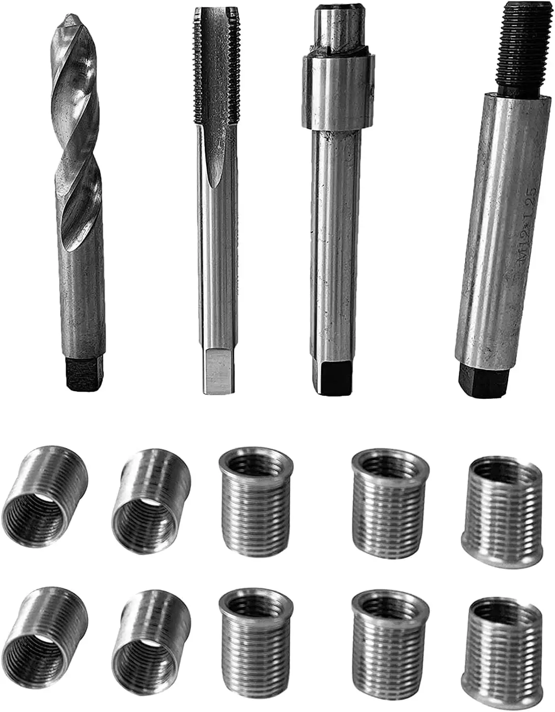 

M12 X 1.25X 17 Spark Plug Repair Short Tool Kit for Motorcycle, Tractor, UTV, ATV & Snowmobile