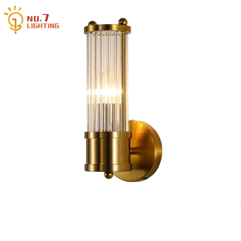 

Nordic Minimalist Modern Crystal Wall Light Sofa Background Wall Sconces for Dining/Living Room Bedside LED Indoor Lighting Cafe