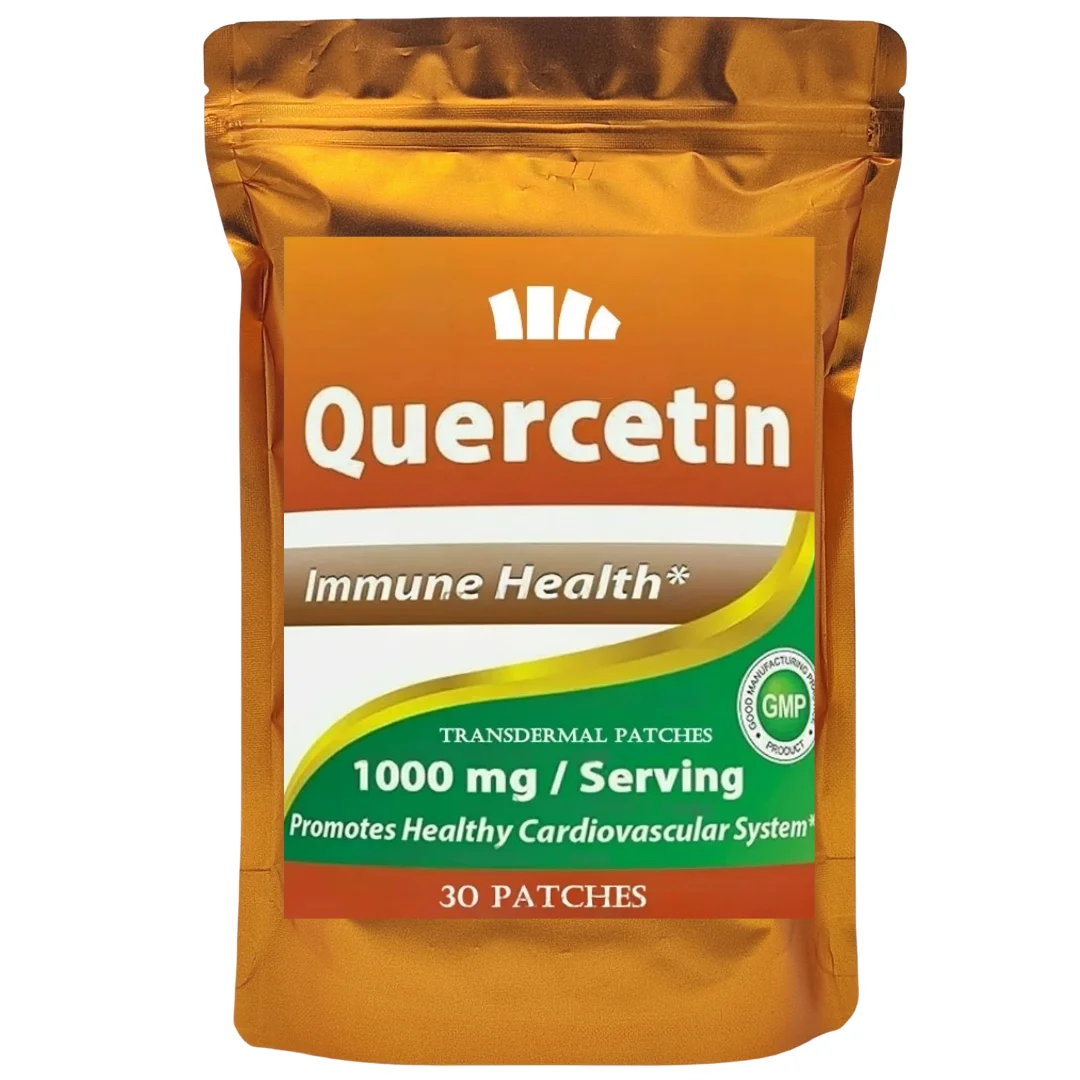 Quercetin Transdermal Patches With Bromelain - Immune Support And Heart Health Respiratory System 30 Patches