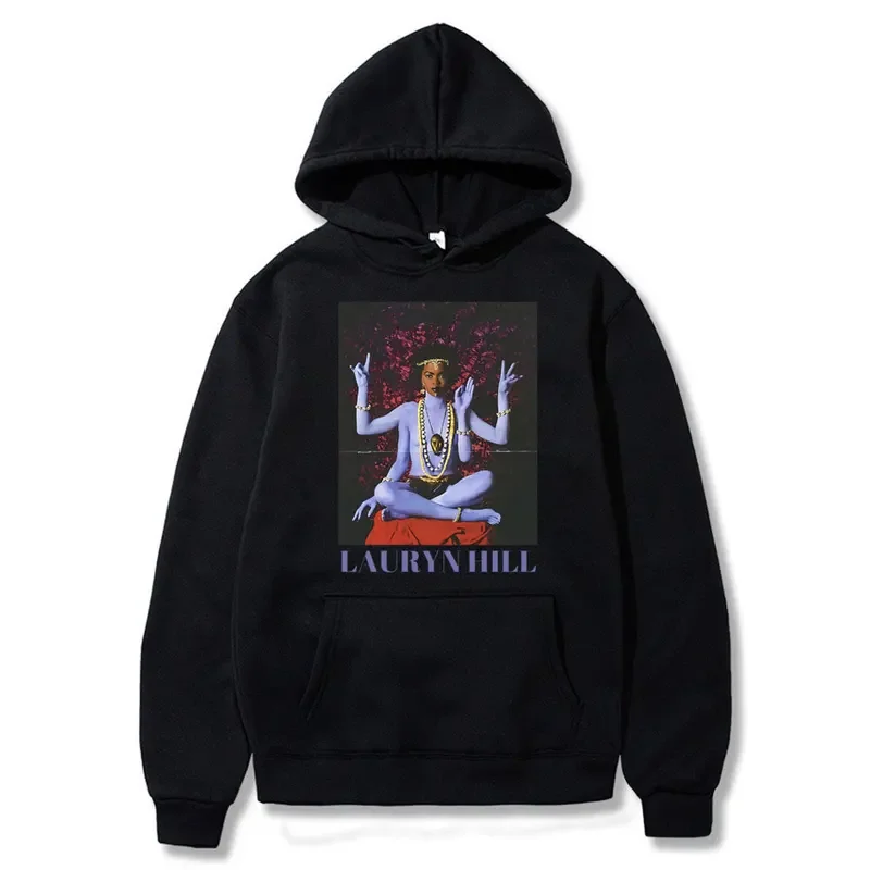 Miseducated Muse Lauryn Hill Inspired Graphic Hoodie Fugees Hoodies Channelling The Essence of Empowerment Oversized Sweatshirt