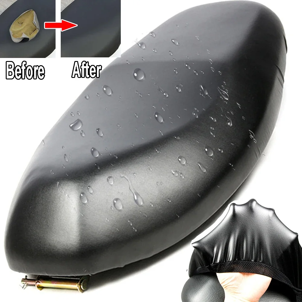 

Motorcycle Seat Cover Waterproof Breathable Leather 3D Mesh Cushion Cover Protector Sunscreen for Motorcycle Electric Scooter