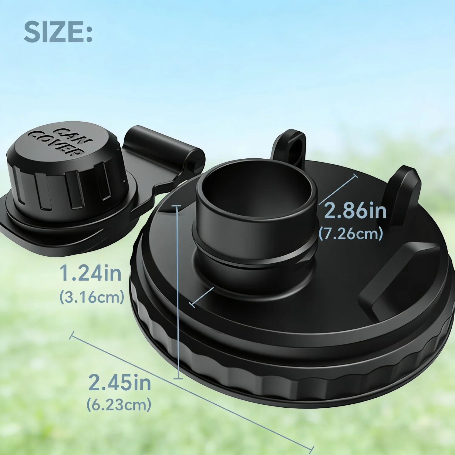 Pack of 1 soda can lid, 2026 upgraded twist-top can lid, reusable beer can lid, suitable for sparkling water, soft drinks