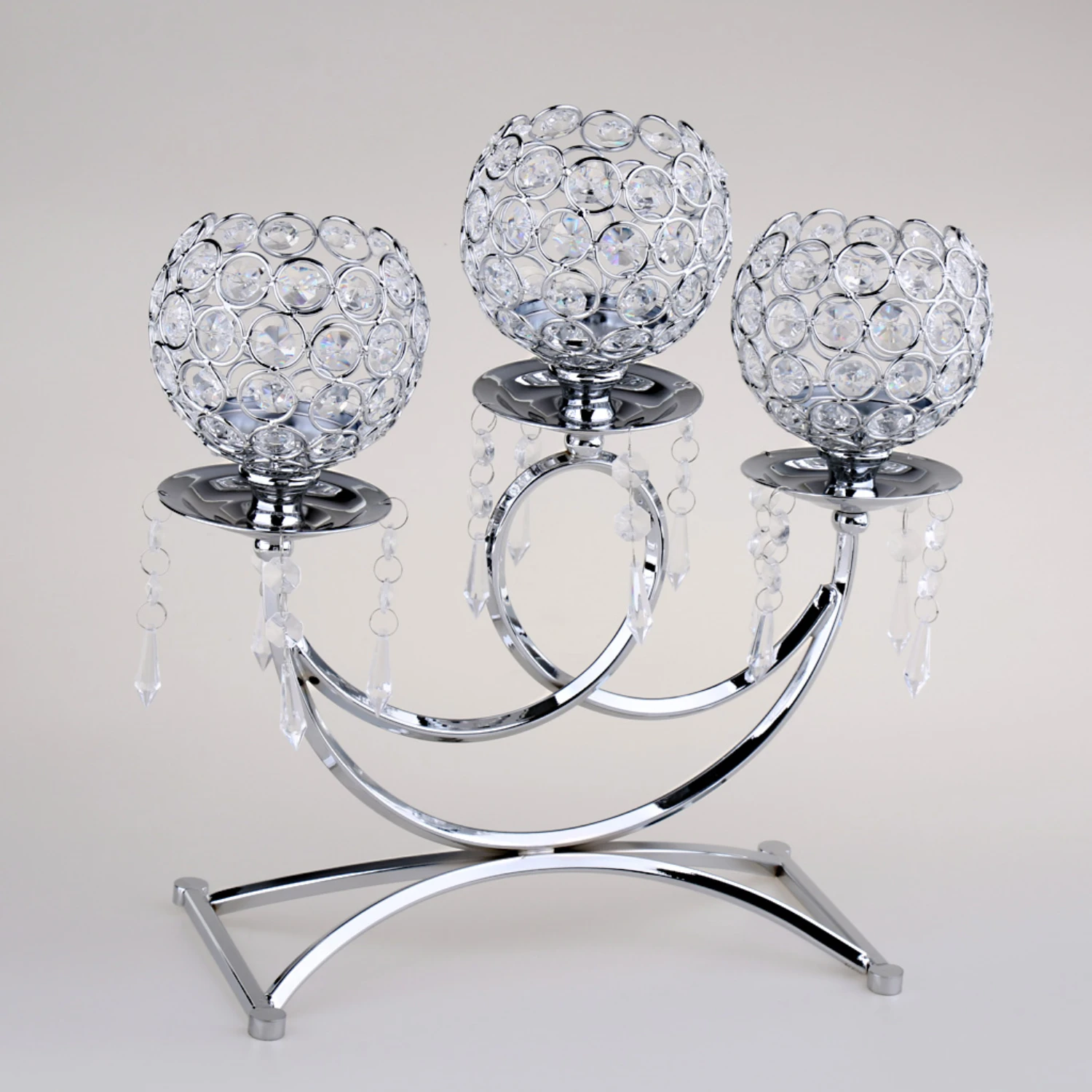 nhance the beauty of your home decor with this exquisite crystal candle holder, exuding elegance and luxury. Make a statement wi