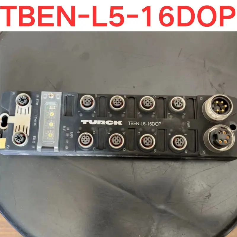 Second-Hand Test OK Bus Module TBEN-L5-16DOP FLDP-OM8-0001 FLDP-IM8-0001 Optical Fiber Communication Module Used Condition
