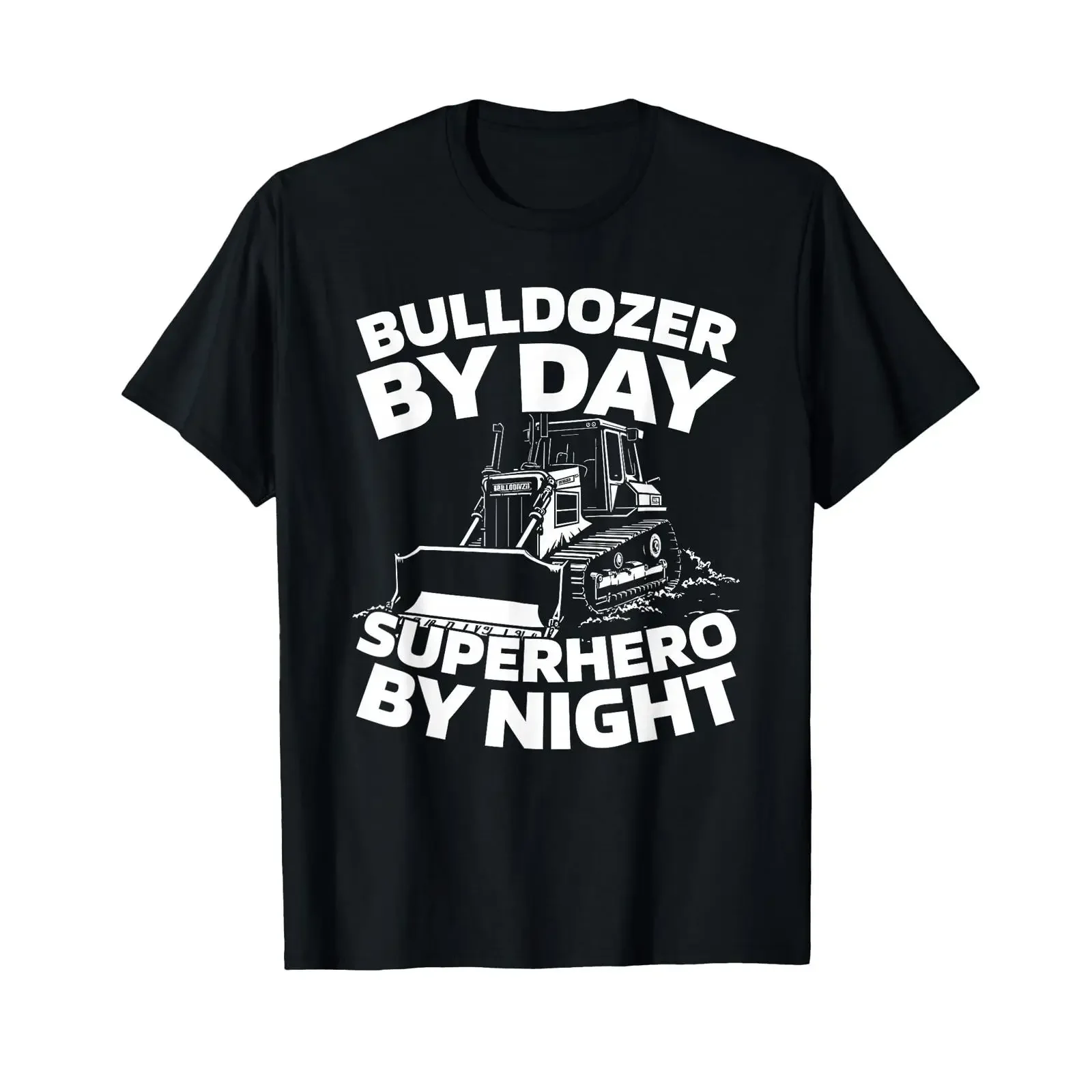 Bulldozer Construction Worker Site Tracked Vehicle T Shirt vintage Washed Stylish Comfortable designer clothes graphic Unisex