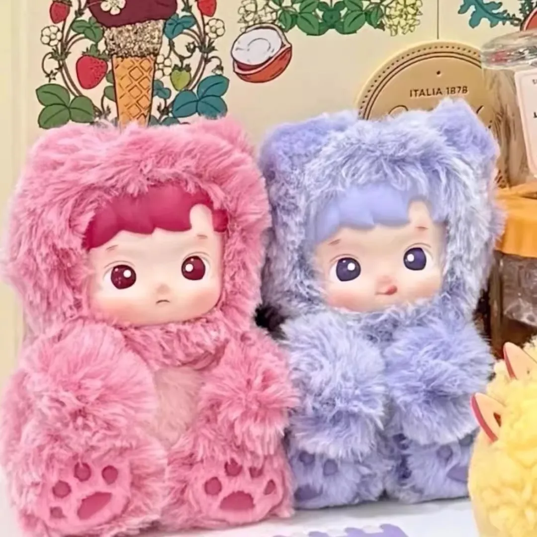 Kawaii pequeno urso doce série caixa cega, corte pequeno urso brinquedos de vinil mochila pingentes surpresa caixas presente do dia das bruxas