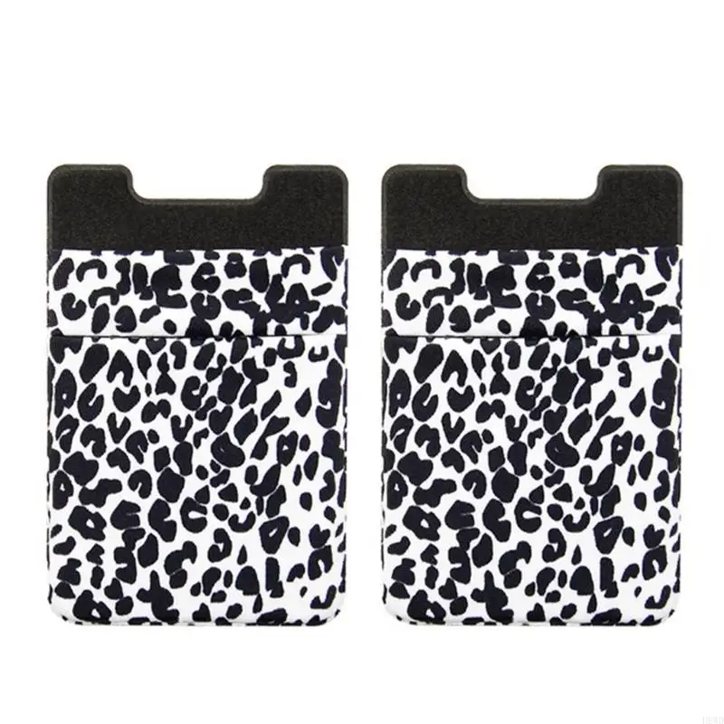 هاتف محفظة لاصق على الهاتف على جيب آمن يحمل بطاقات الائتمان وعملة H8WD