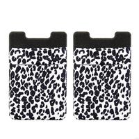 Phone Back Adhesive Wallet On Pocket Secure Holds Credit Cards And Coin H8WD