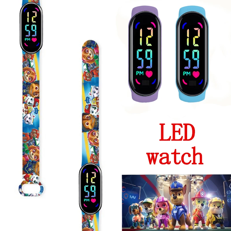 

PAW Patrol Children LED Watch Casual Fashion Sport Bracelet Girls Boys Watches Silicone Smart Touch Screen Kids Electronic Watch