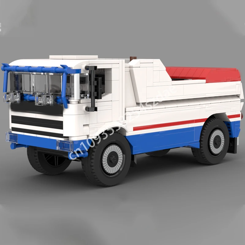 

714 шт. MOC DAF TurboTwin 95X1 1988 City Champions супер автомобиль строительные блоки творчество подросток Рождественская игрушка подарок креативный