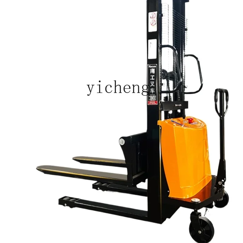 

XL semi-electric stacker 1 ton 2 tons forklift loading and unloading truck hydraulic lift truck