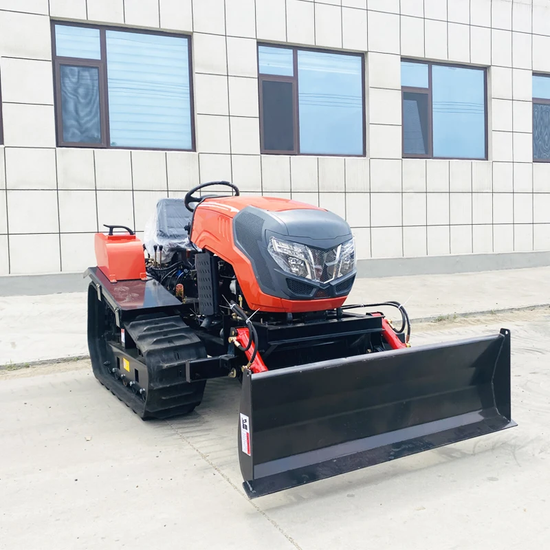 

Модернизированный сельскохозяйственный гусеничный роторный культиватор, гусеничный трактор мощностью 60 л.с., многофункциональный мини-культиватор и почвообрабатывающая машина