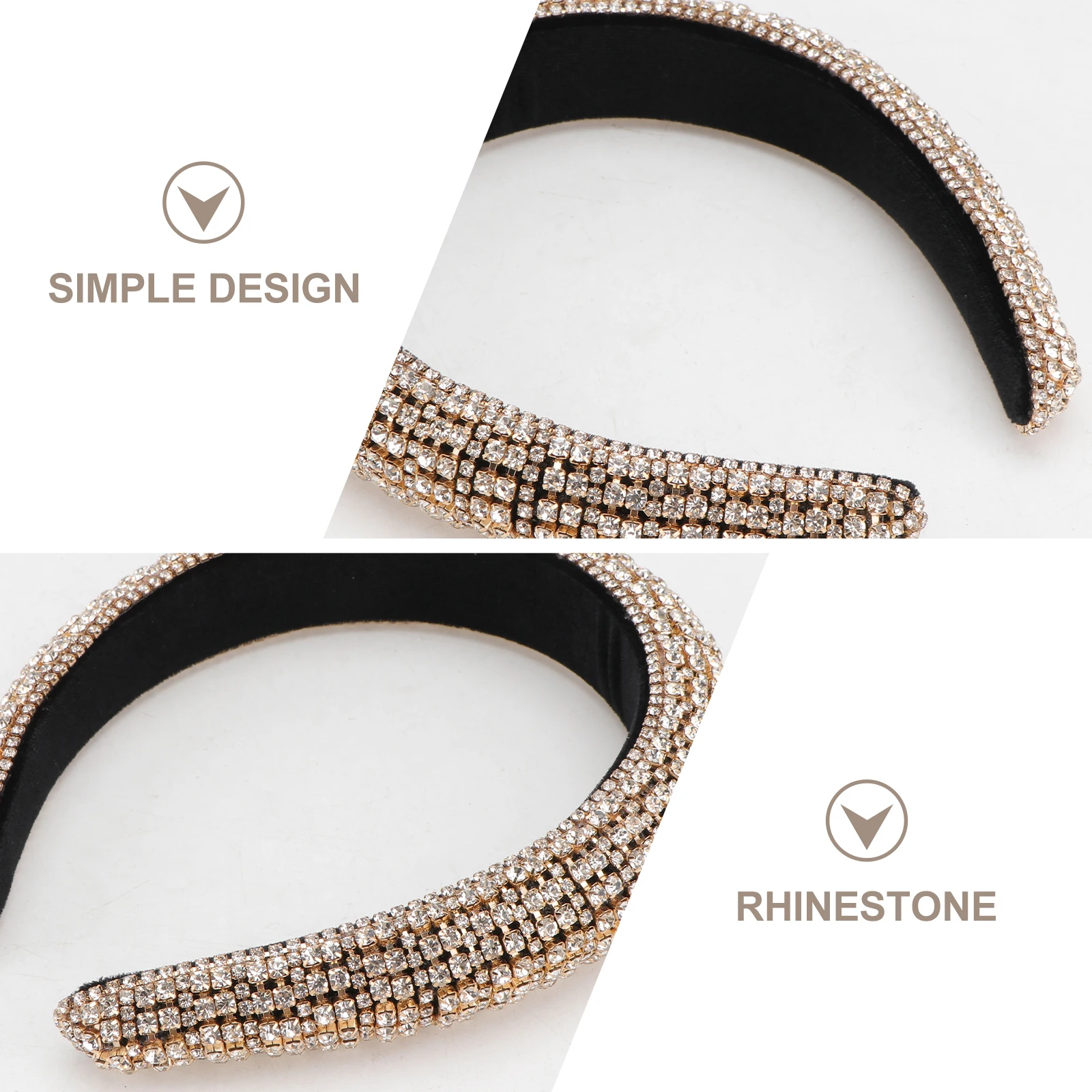 

Повязка на голову со стразами, ленты для волос с кристаллами, прочный головной убор, легкие свадебные аксессуары, костюм для вечеринки, реквизит для женщин и девочек, волосы