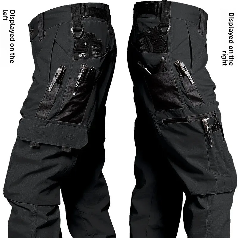 Sommer Outdoor Taktische Arbeitshose Schnell trocknender Stil Herren Training Schwarze Freizeithose für Männer in China