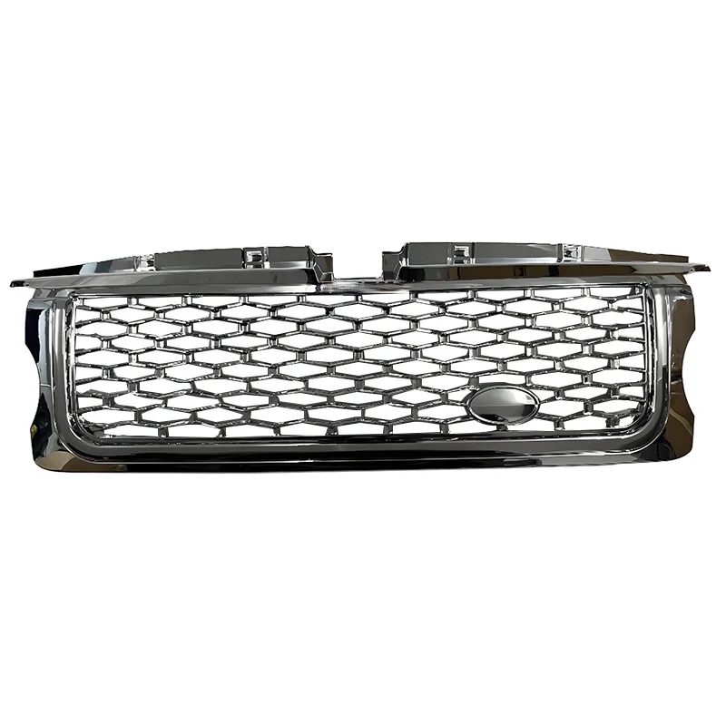 Racing Grills For Land Rover Range Rover Sport 2006-2009 Full Electroplated Grille Grill Front Bumper Car Accessories