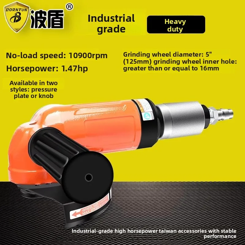

Пневматическая угловая шлифовальная машина Bodun Heavy Duty 5 дюймов, пневматическая шлифовально-полировальная машина, пневматический шлифовальный круг, модель BD-0203