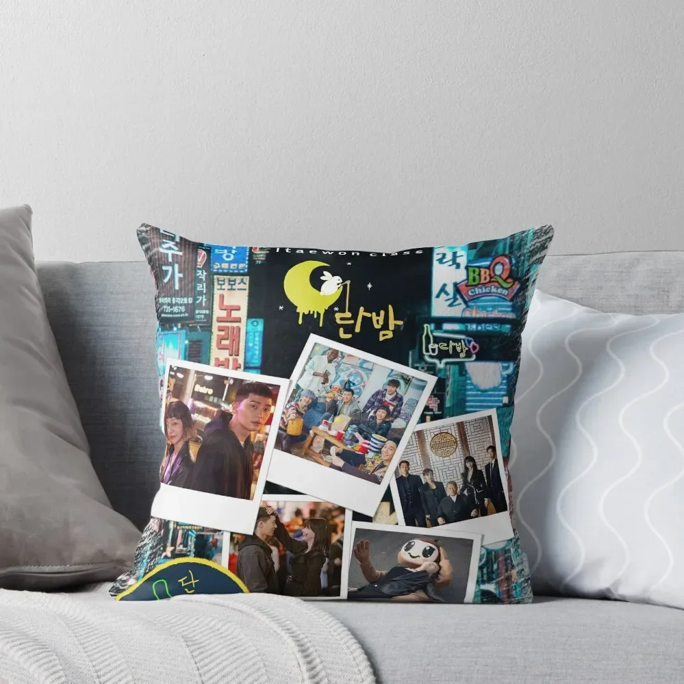 

Itaewon class poster Throw Pillow Marble Cushion Cover Cushions For Decorative Sofa Cushion Cover pillow