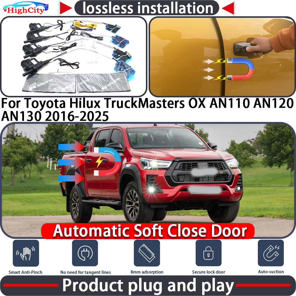 

Closing Door Lock Actuator for Toyota Hilux TruckMasters OX AN110 AN120 AN130 2016-2025 oft Close Power Latch System Auto