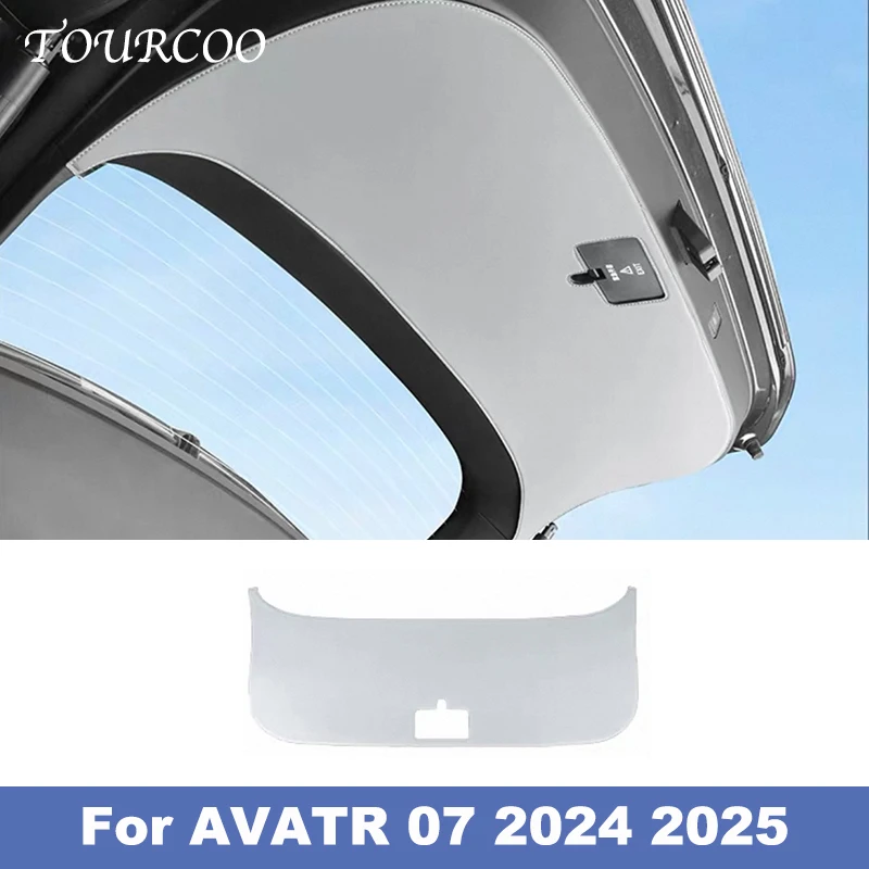 

Для AVATR 07 2024 2025 багажник задняя дверь против царапин толстая кожаная защитная накладка наклейка модификация аксессуар
