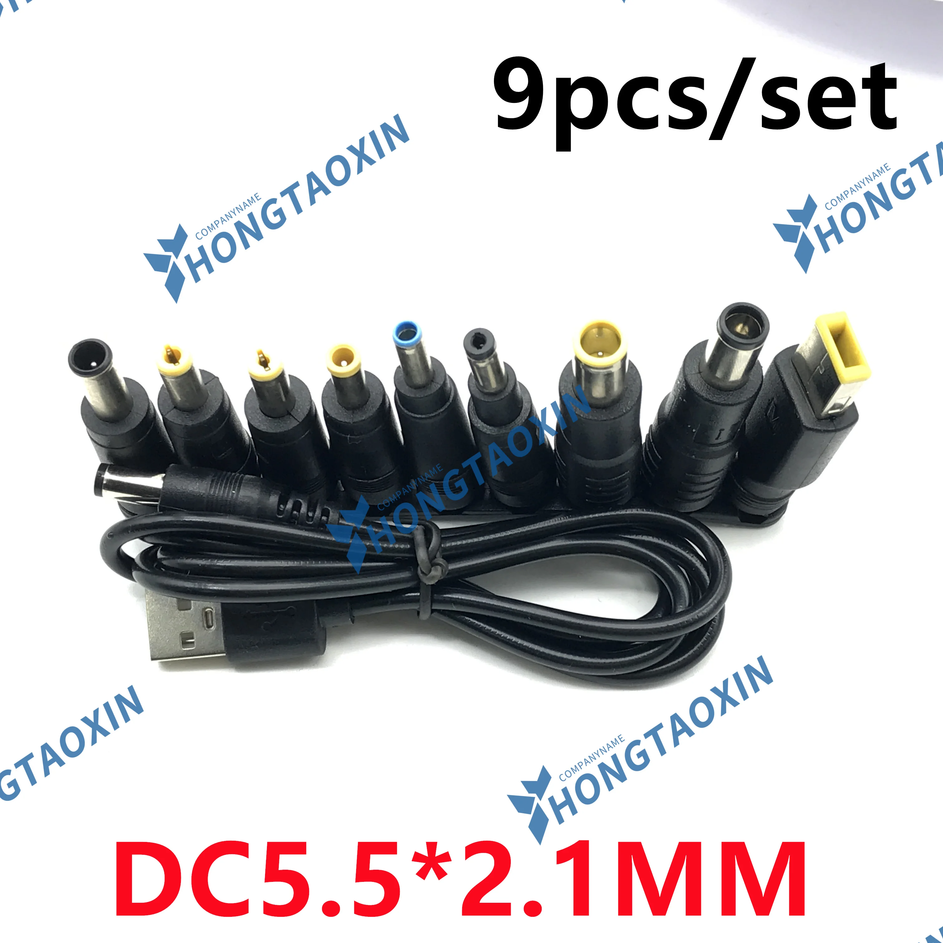 Universal DC AC Power Adapter Tips Connector Kits for Lenovo Thinkpad Laptop Power Supply 5.5mmx2.5mm Plug Jack Sets 5.5*2.1mm