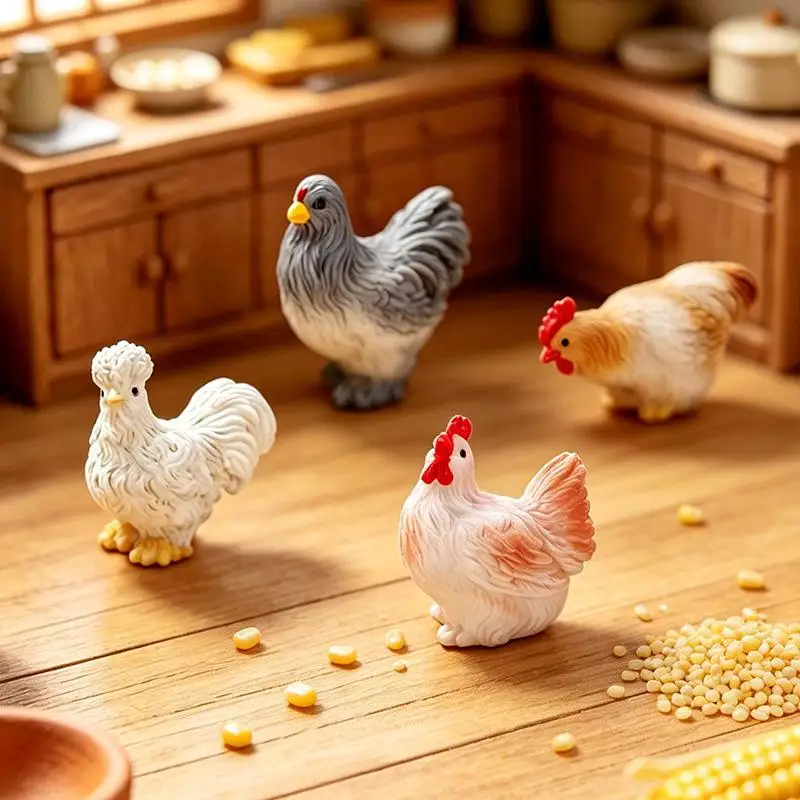 Cartoon Chick 3D Resin Charms Wholesale Vivid Design Accessories for DIY Keychain Phone Case Decor Dollhouse Ornaments
