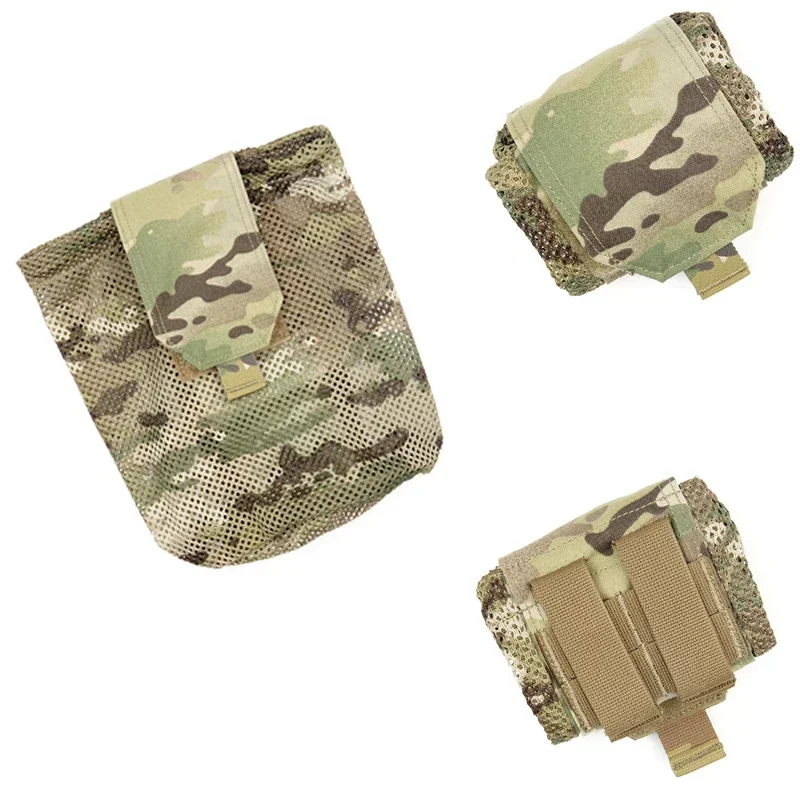 

Тактический сетчатый подсумок-дампер для магазинов и патронов, складной, для хранения и переработки снаряжения, EDC, Molle
