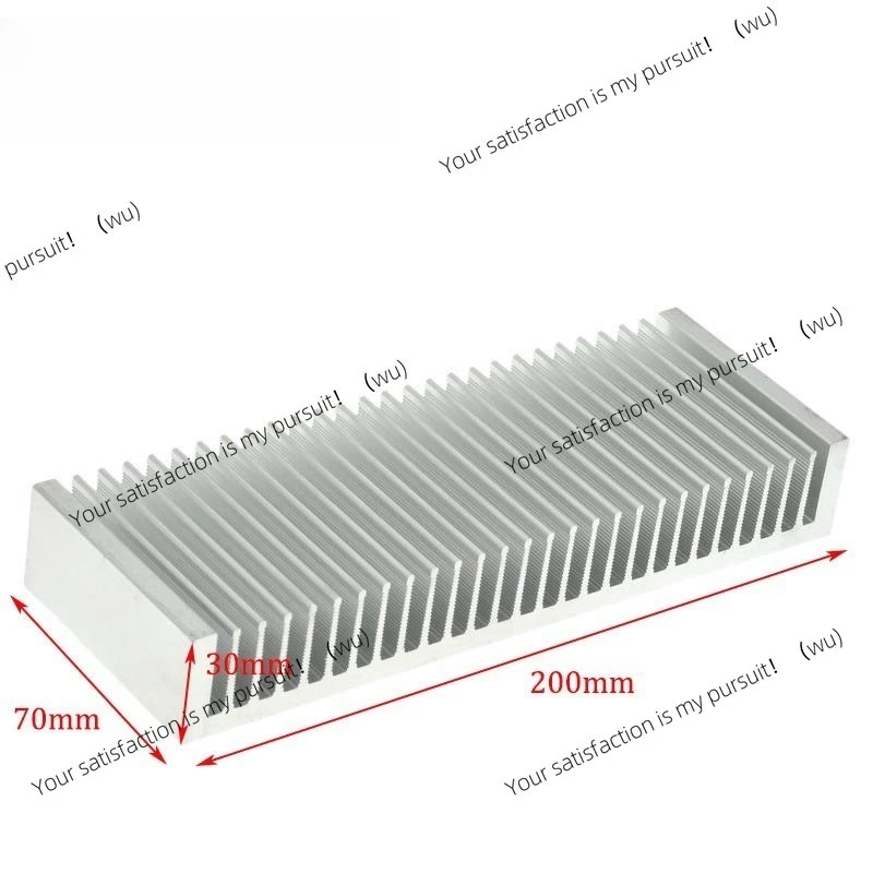 Suitable for Heat Sink 200 * 70 * 30MM (Silver) High-quality Ultra-thick Aluminum Radiator