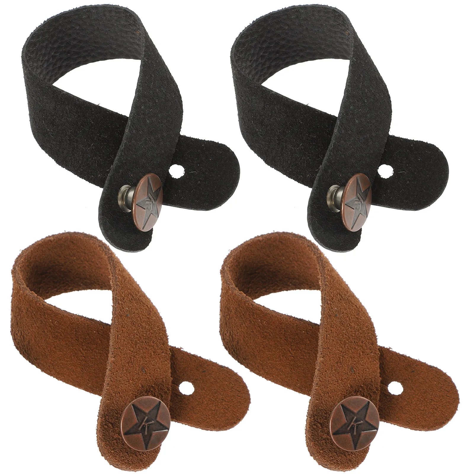 

4 pcs Guitar Headstock Strap For Acoustic Electric Bass Ukulele Fastening Lock Practical Neck Strap Accessories
