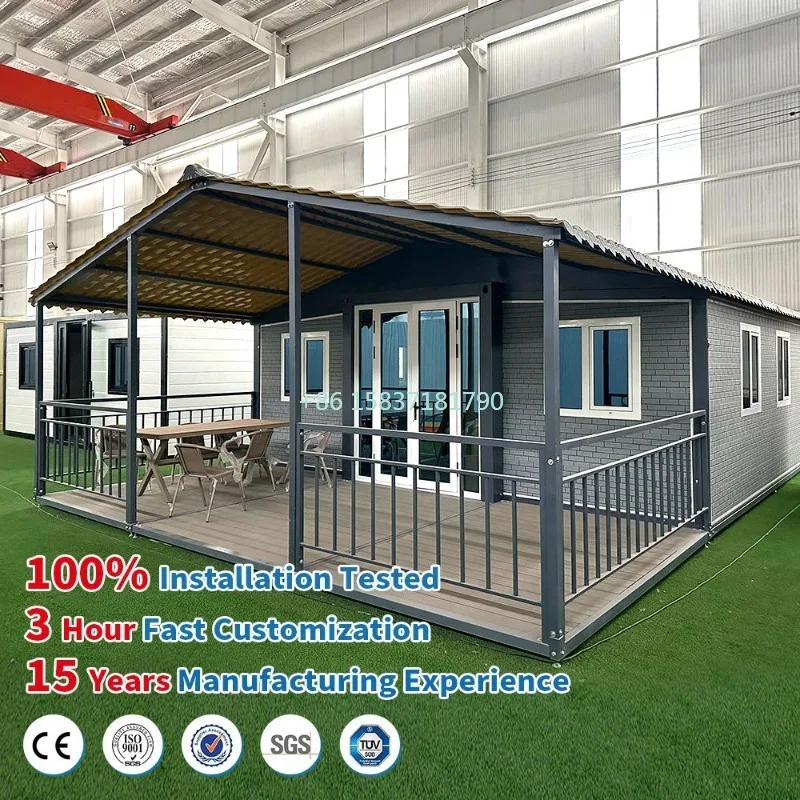 YG Prefab Container House Expandable 20ft Folding Container House Portable Fold Out Tiny Home 40ft Container House for Ireland