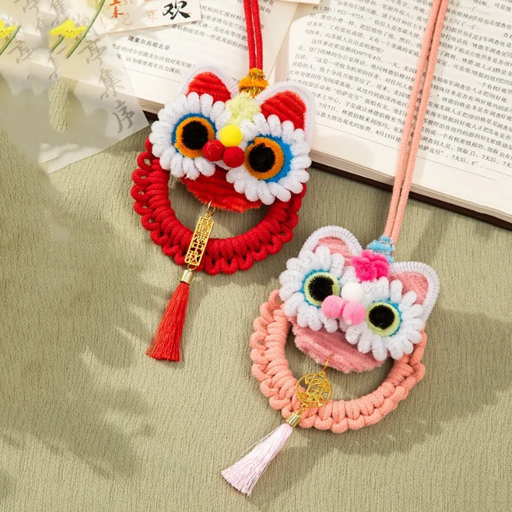 

DIY Cartoon Rabbit Car Ornament Rabbit Plush Material Car Accessories DIY Material Chinese Style Handmade Car Hanging Ornament