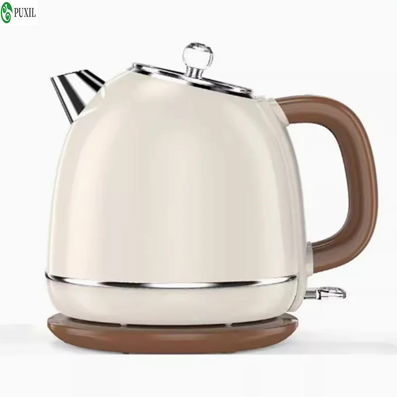 

Electric kettle 1.7-liter large capacity stainless steel household insulation thickened retro kettle with self power-off functio