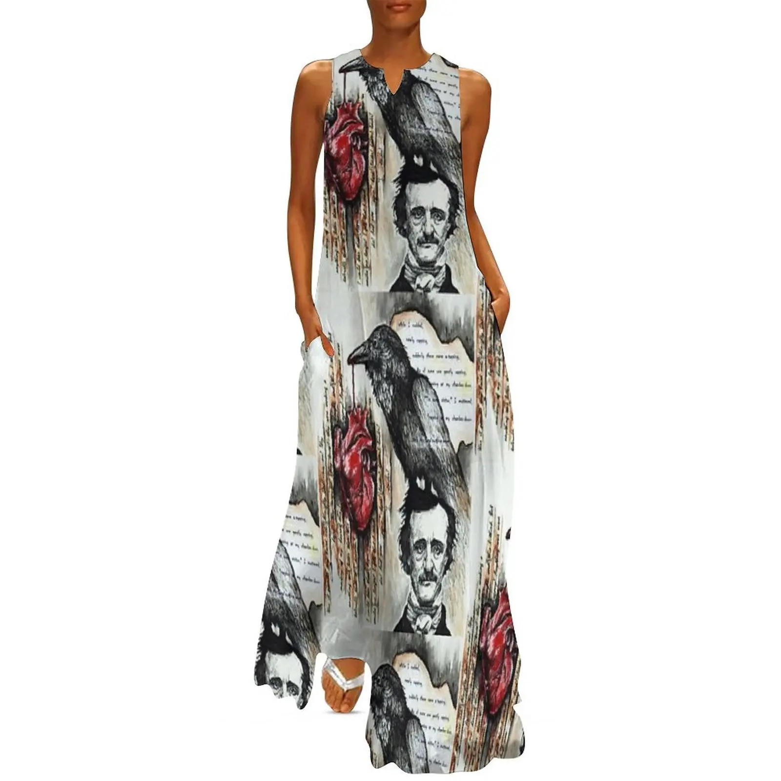 

Ode to Poe Long Dress clothes for woman Summer dresses for women elegant women's dresses sale Women's evening dress