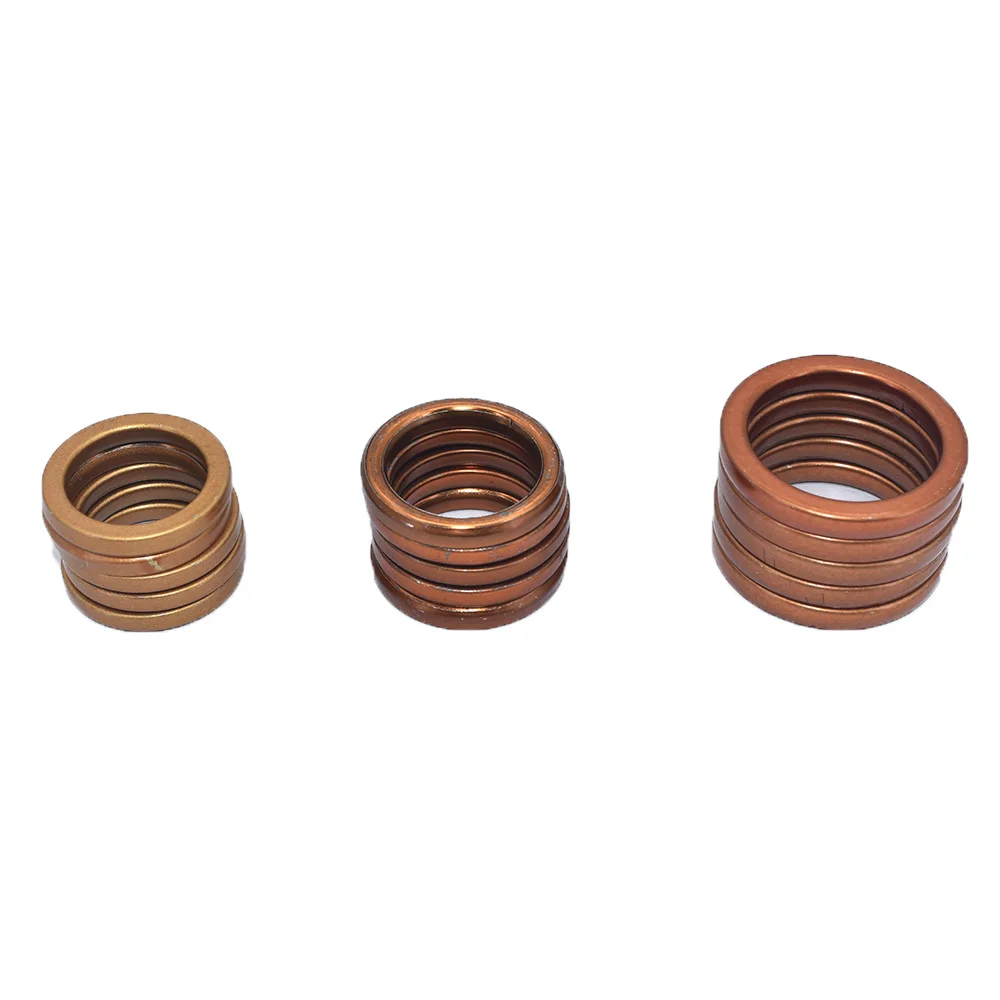 Motorcycle 5 Pieces Muffler Exhaust Gasket For GY6 49cc 50cc 60cc 70cc 80cc 110cc 150cc 125cc Scooter Bike ATV Moped