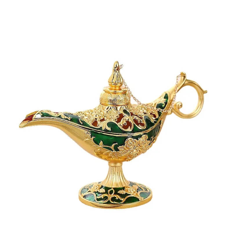 Creative Aladdin's Lamp Decor Beautiful Art Craft Myth Ornament Luxury Home Decoration