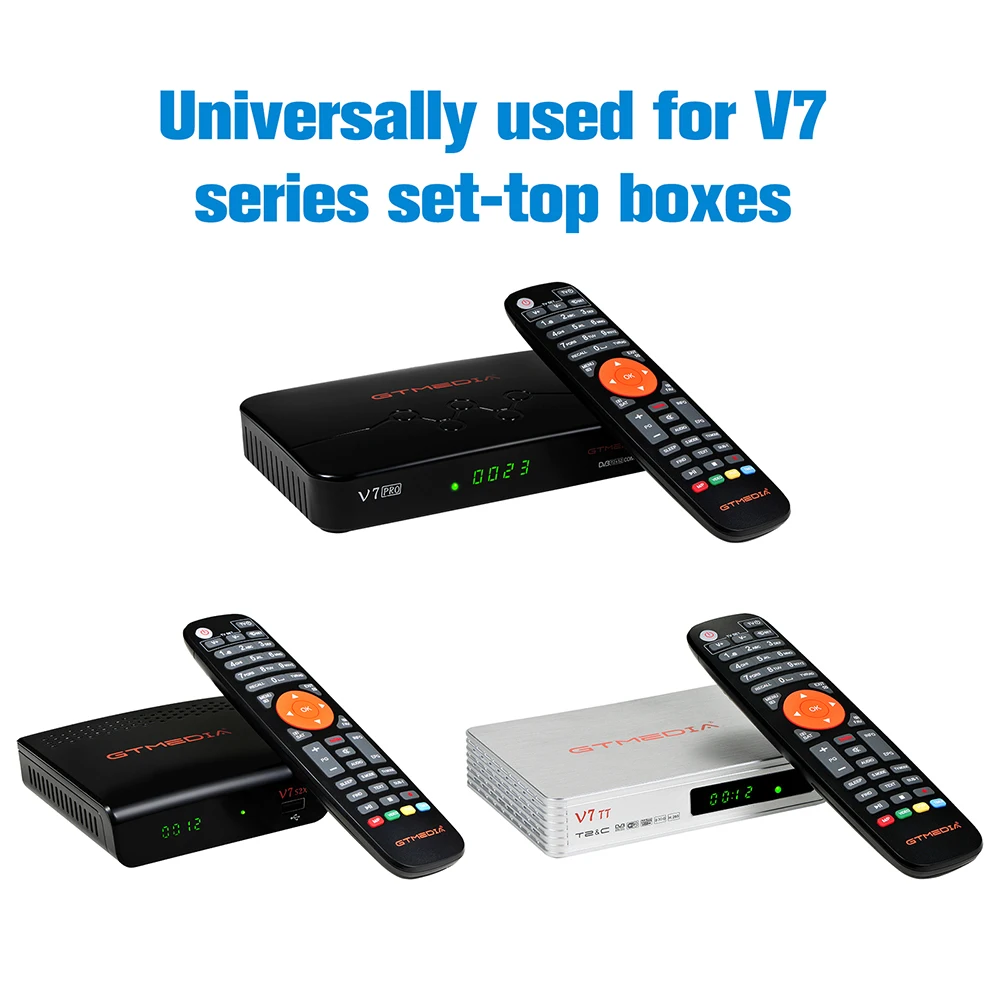 GTMEDIA الإصدار الجديد IR V7/V8 جهاز التحكم عن بعد استقبال التلفزيون التحكم عن بعد لـ Gtmedia V7 S2X V7 Pro V7 TT TV استقبال صندوق التلفزيون