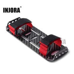 INJORA Rc カー炭素繊維バッテリー取付板のためのネクタイ 1/10 RC クローラ車軸 SCX10 90046