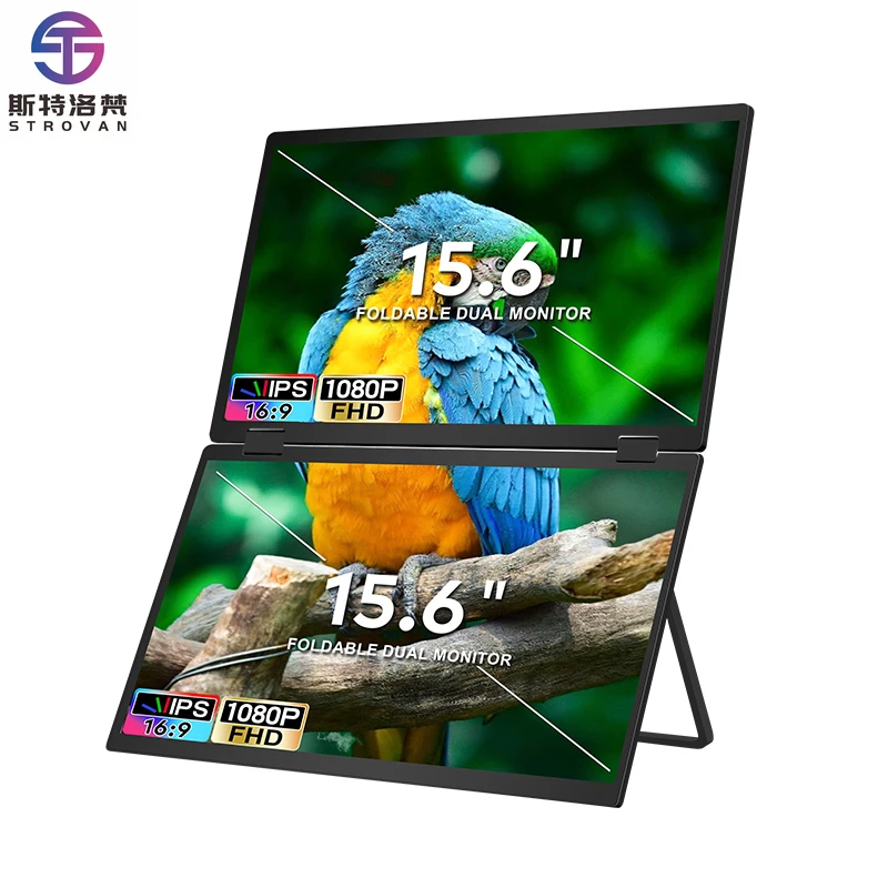 15.6 Inch Double Lcd Screen Extended Portable Triple Laptop