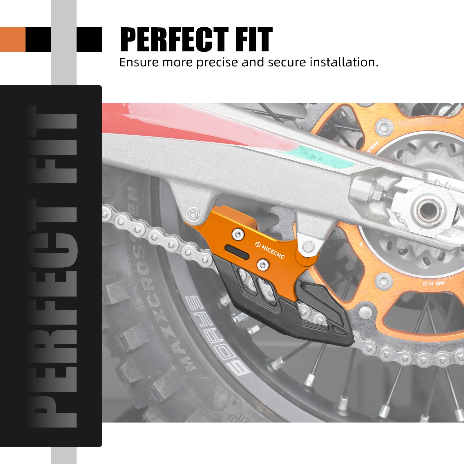 Para ktm 250 390 aventura 790 890 aventura guarda corrente protetor guia de corrente para husqvarna 701 enduro 701 supermoto nordin 901