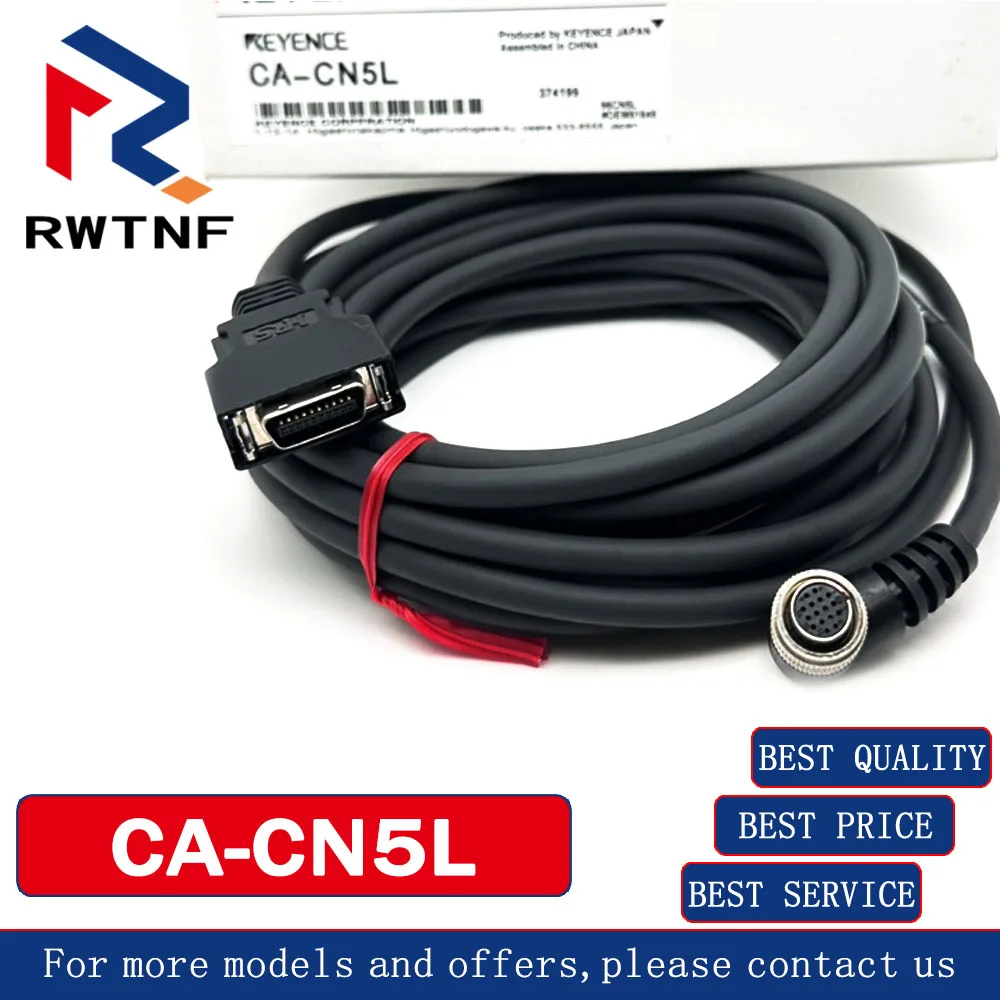 Brand New Genuine CA-CN5L KEYENCE L-shaped connector camera cable 5m 100% original，warehouse stock