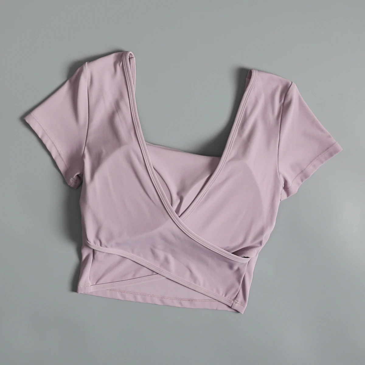 Yoga suit for women in summer all-in-one running exercise training short-sleeved fashionable sexy beautiful back Pilates