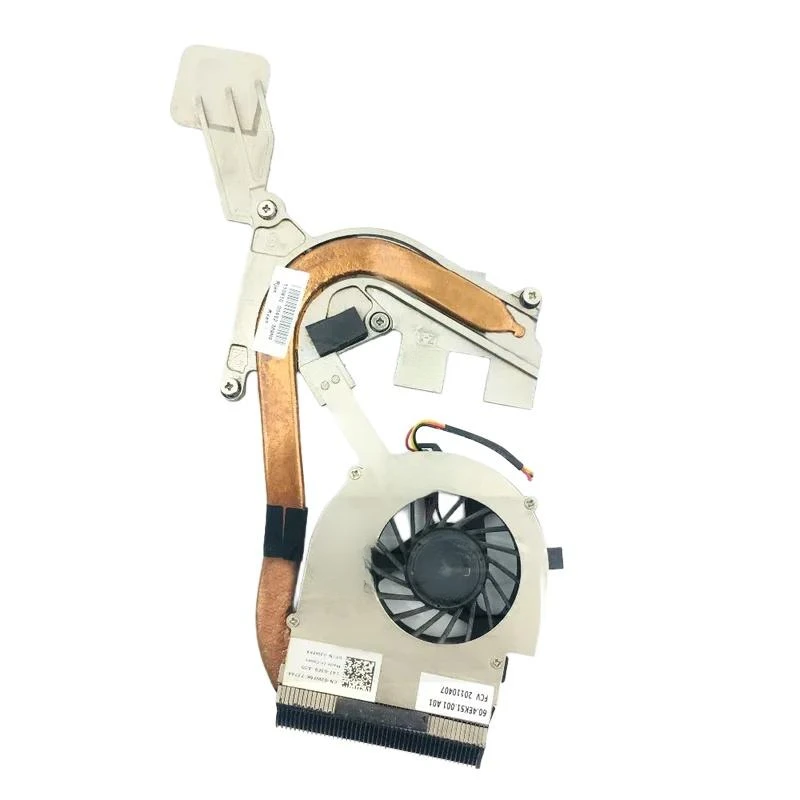 Laptop CPU Cooler for DELL N4030, Discrete Graphics, Heatsink Fan with Brass Radiator