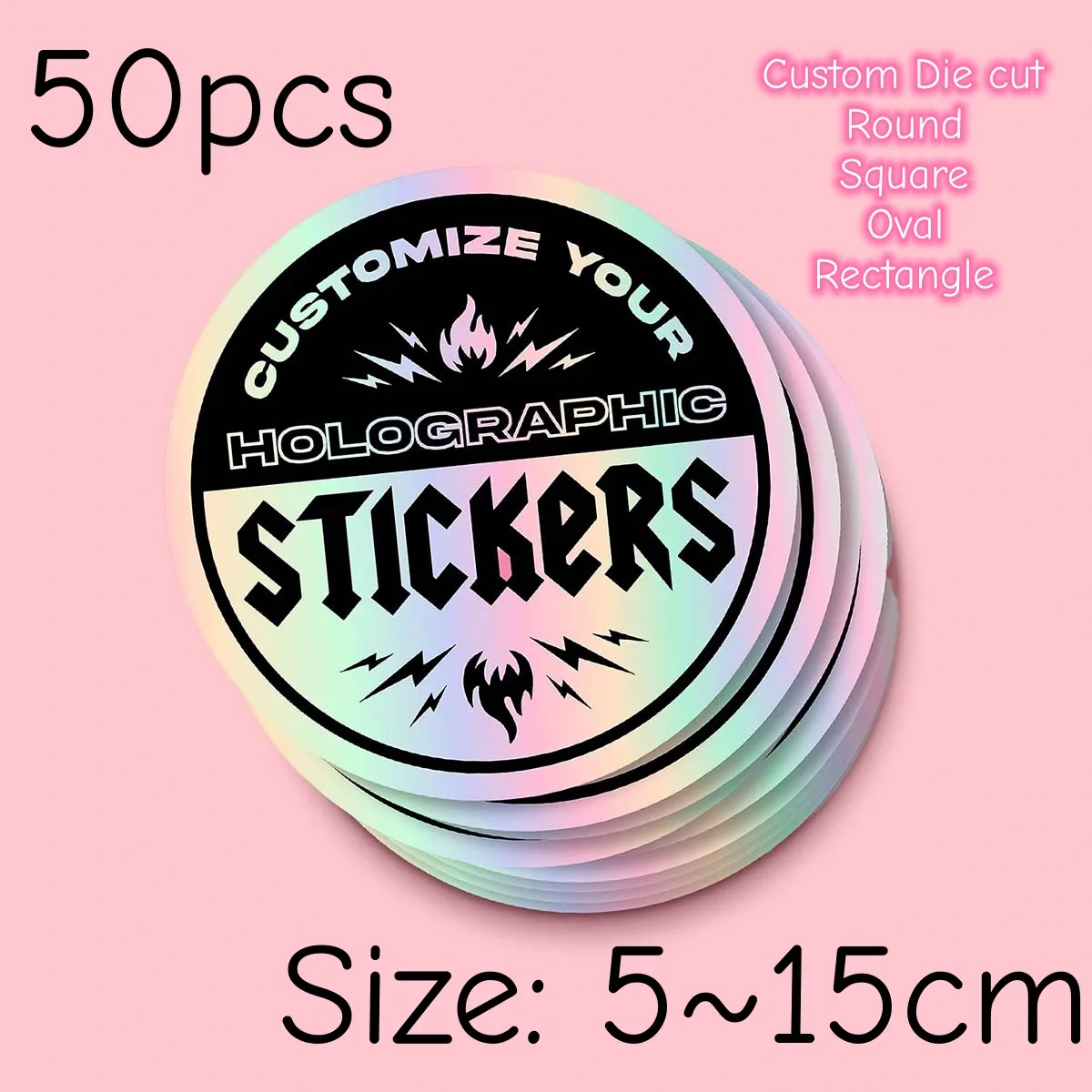 50 قطعة مخصصة يموت قطع الفينيل الثلاثية الأبعاد ملصقات شخصية الطرف انقطاع لامعة الأعمال تسميات ملصق الزفاف التعبئة الديكور