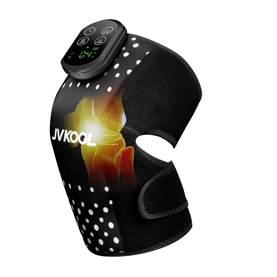 

Red Light Therapy for Knee Massager Rechargeable 660nm amp 850nm Heating Pad with 4D Vibration Knee Massager for Jonit Pain Reli